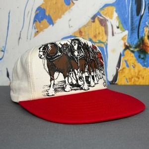 Vintage '80s Anheuser-Busch Gardens Clydesdales Snapback Hat